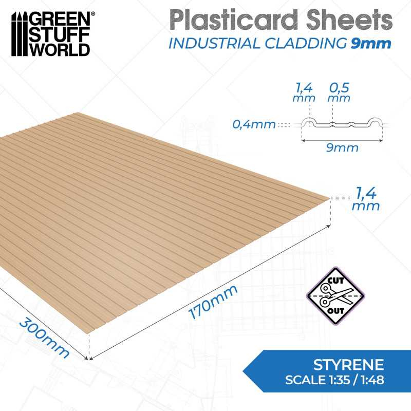 Plasticard - Industrial Cladding 9mm 2
