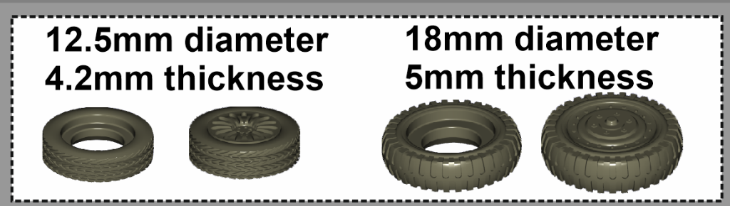 Silicone Molds - Tyres and Hubcaps 3