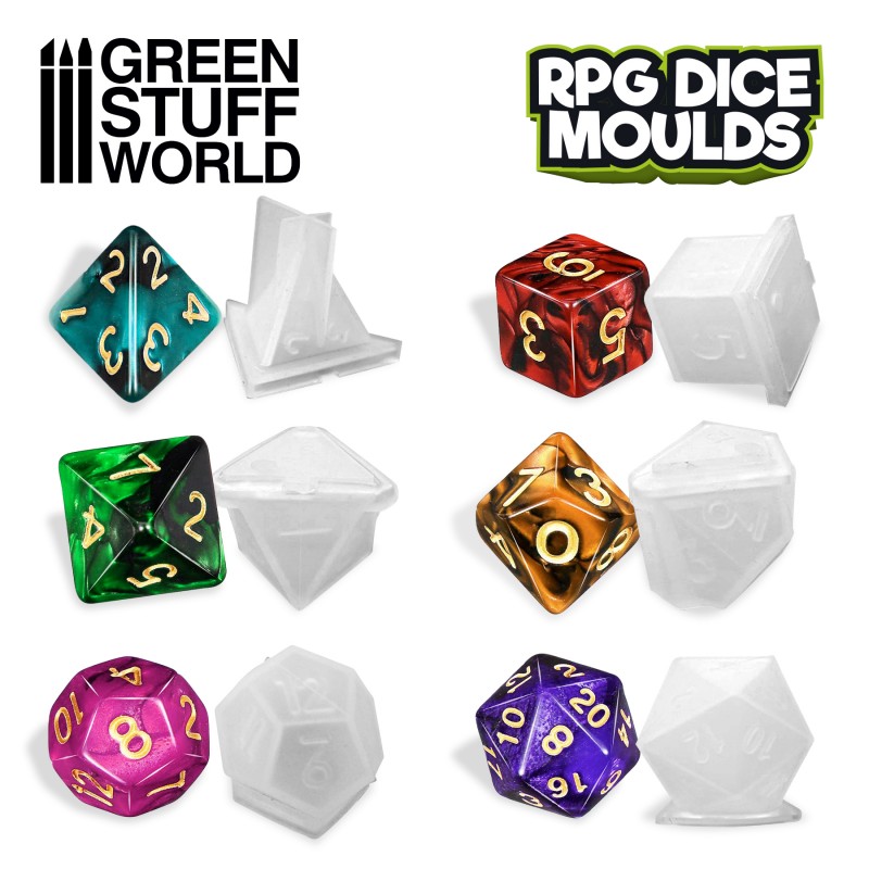 RPG Dice Moulds 2