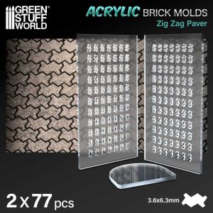 Acrylic molds - Zig Zag Pavement 1