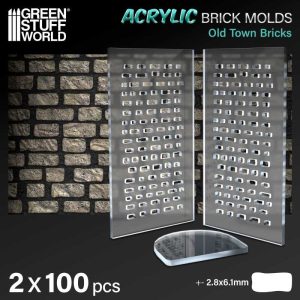 Acrylic molds - Old Bricks 1