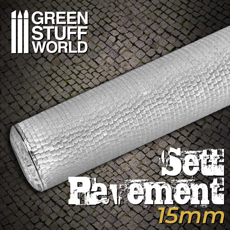 Rolling Pin SETT PAVEMENT 15mm 1