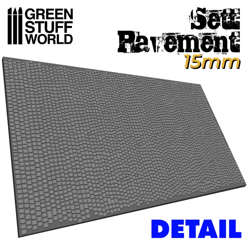 Rolling Pin SETT PAVEMENT 15mm 2
