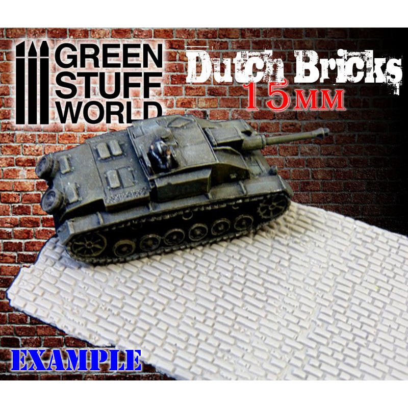 Rolling Pin DUTCH BRICKS 15mm 2