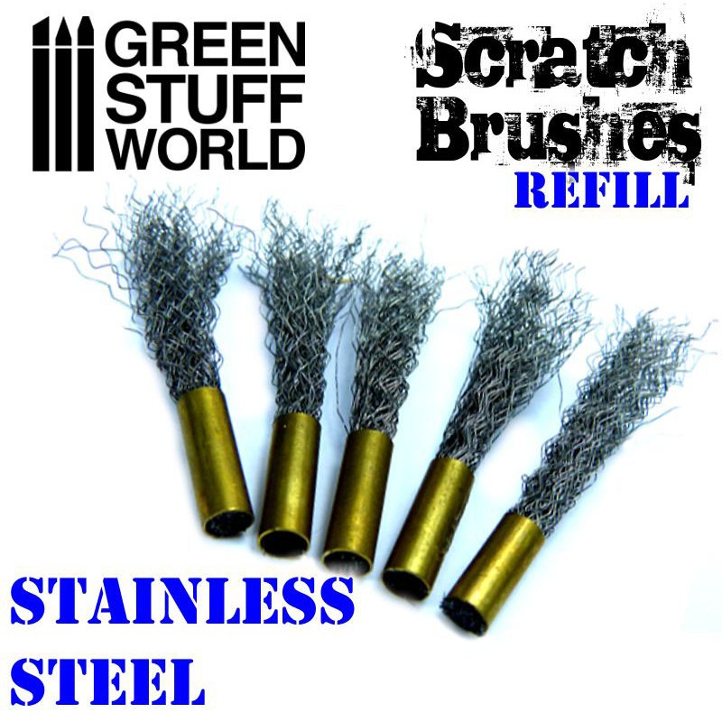 Scratch Brush Set Refill – Stainless Steel 1