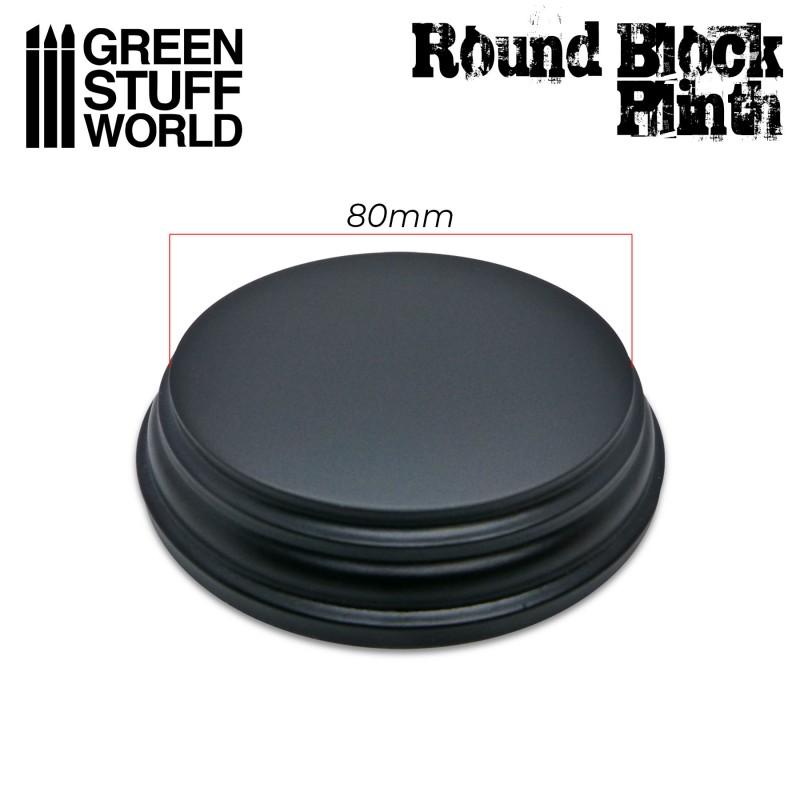 Round Top Display Plinth 8cm 1