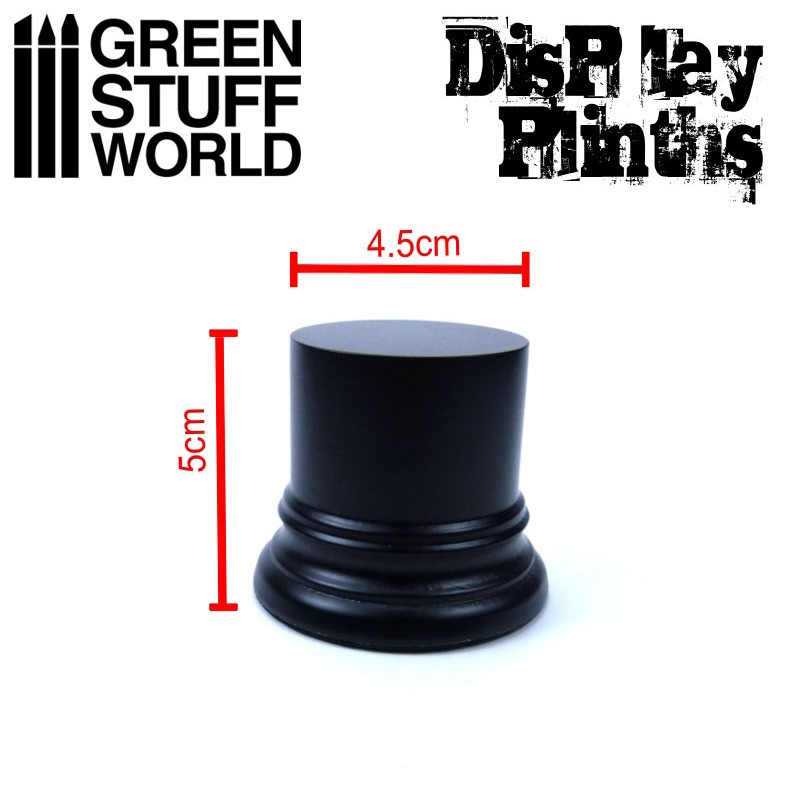 Round Display Plinth 4.5 cm - Black 2
