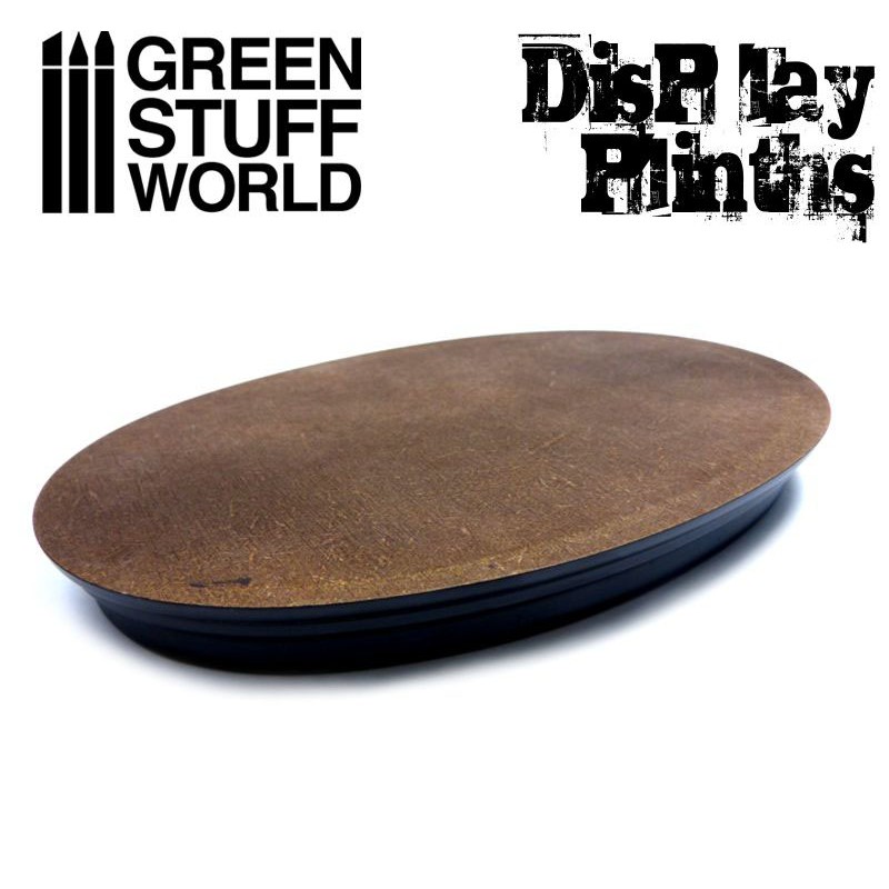 Oval Display Plinth 17x11 cm 3