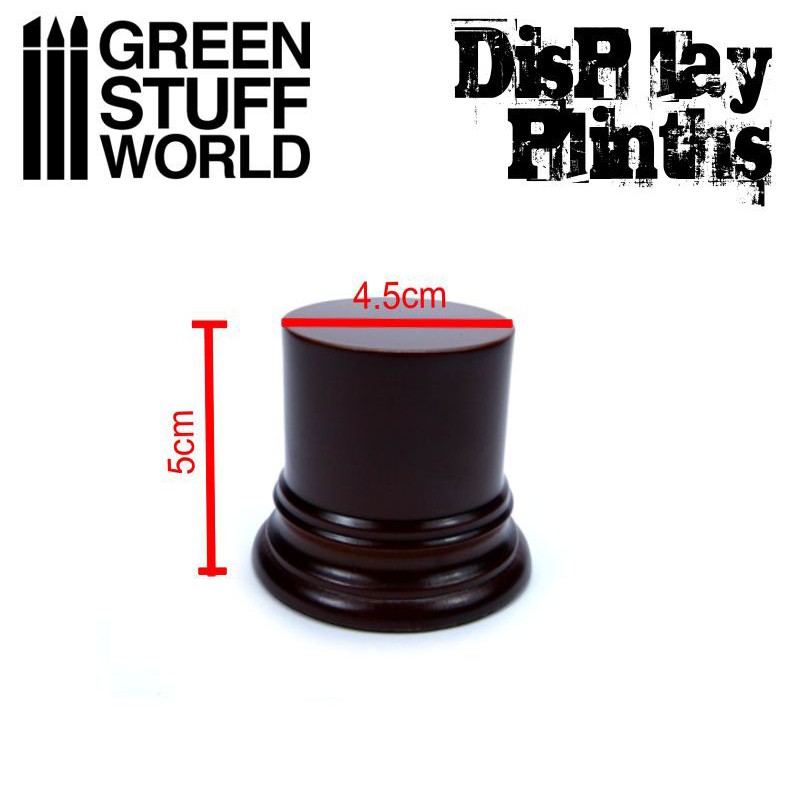 Round Display Plinth 4.5 cm - Hazelnut Brown 3