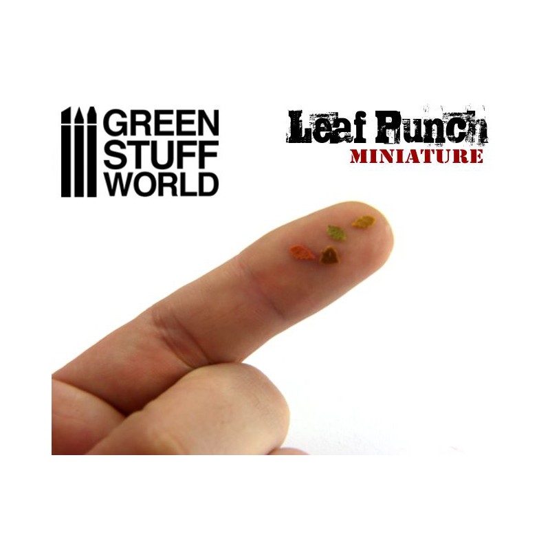 Miniature Leaf Punch RED 3