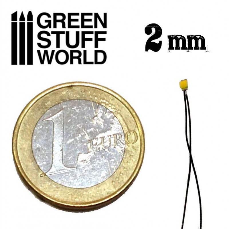 LED Lights Cool White - 2mm 2