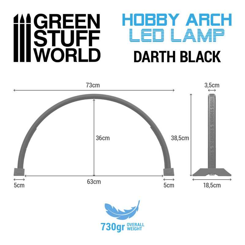 Hobby Arch LED Lamp - Darth Black 2