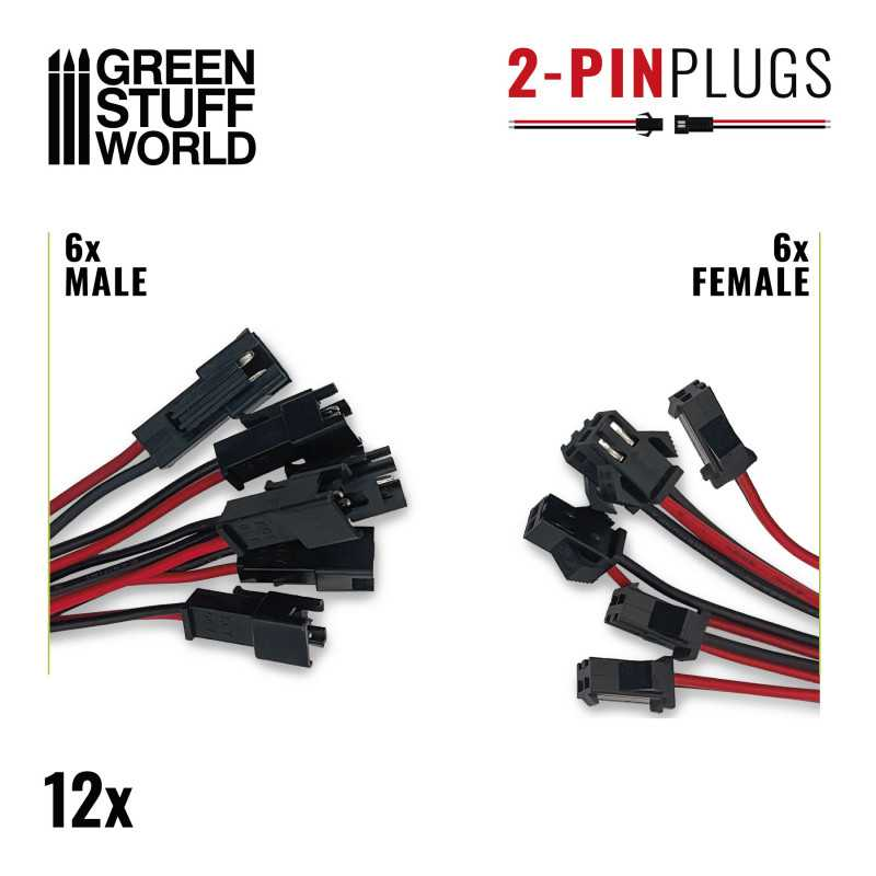 6 Male and 6 Female Quick Connectors 1