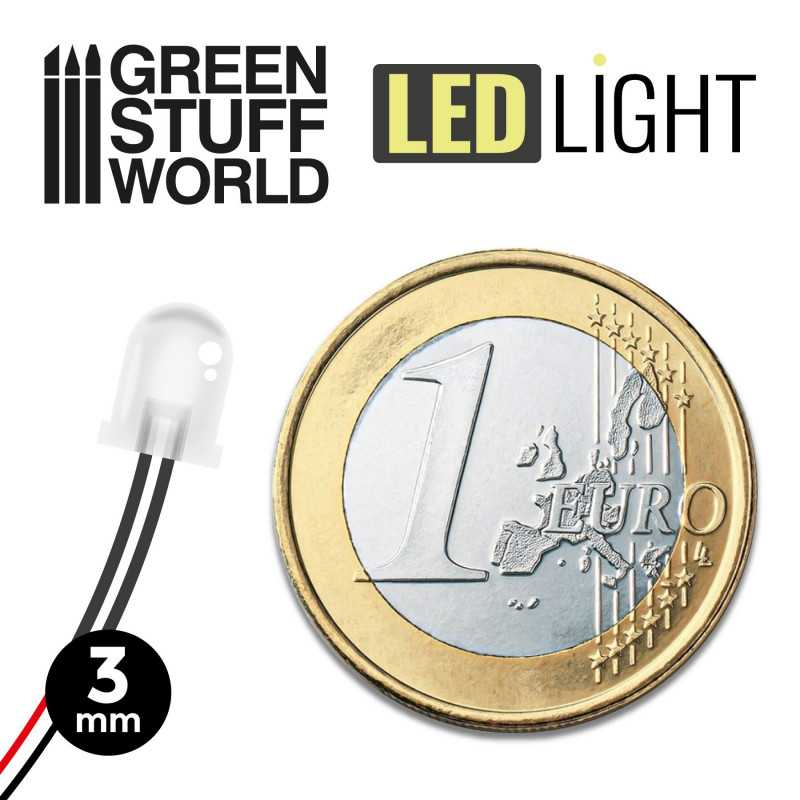 Green LED Lights - 3mm 2