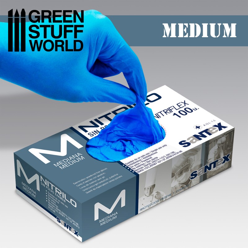 Nitrile Gloves - Medium 1