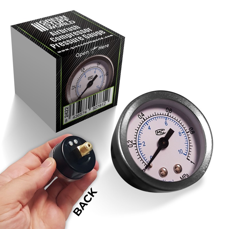Airbrush Compressor Pressure Gauge 2