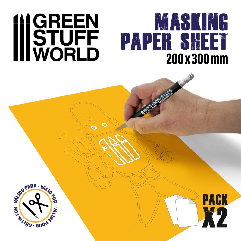 Masking Paper Sheets x2 2