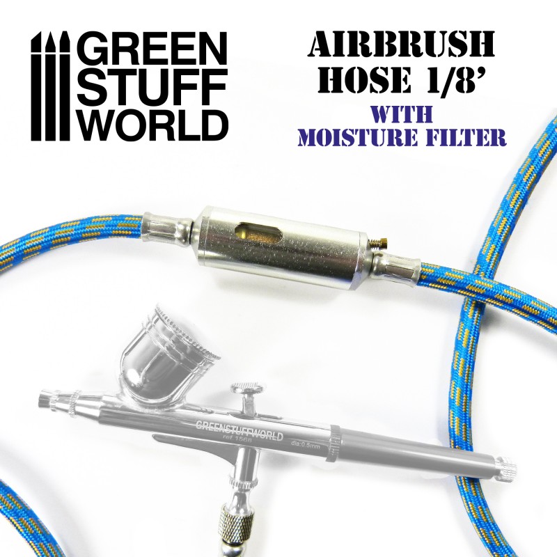 Airbrush Fabric Hose with Humidity Filter 3
