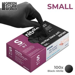 Black Nitrile Gloves - Small 1