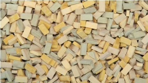 1:35 bricks (RF) beige mix (1,000 pcs.) 1