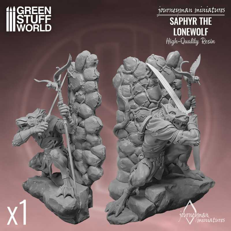 Journeyman Miniatures - Saphyr the Lonewolf 2