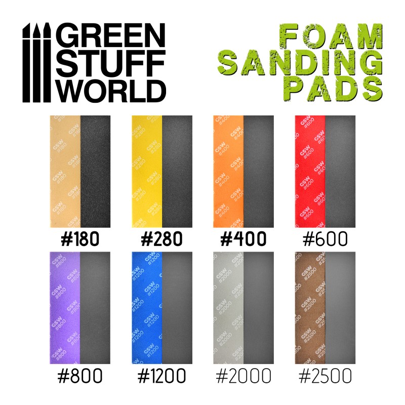 Foam Sanding Pads 280 grit 2
