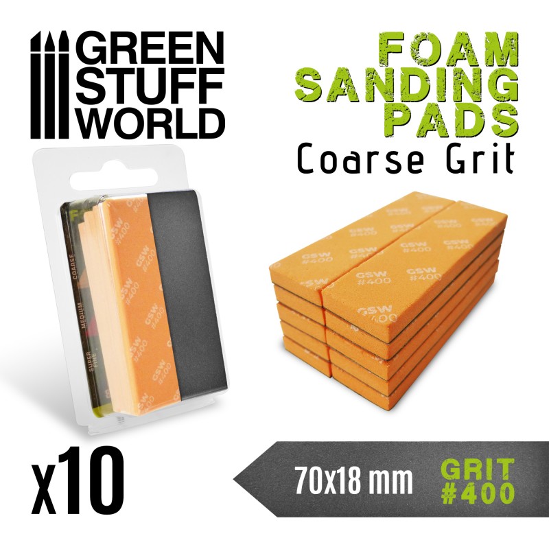 Foam Sanding Pads 400 grit 1