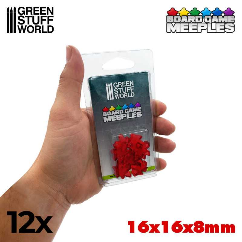 Meeples 16x16x8mm - Red 2