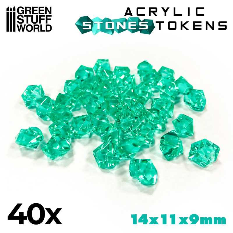 Tokens - Turquoise Stones 1