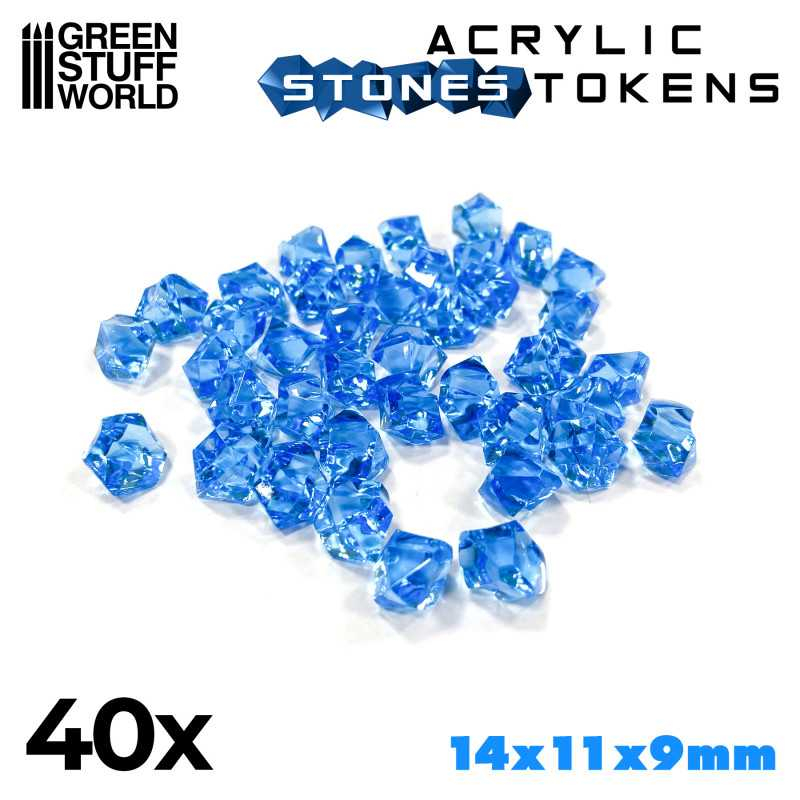 Tokens - Light Blue Stones 1