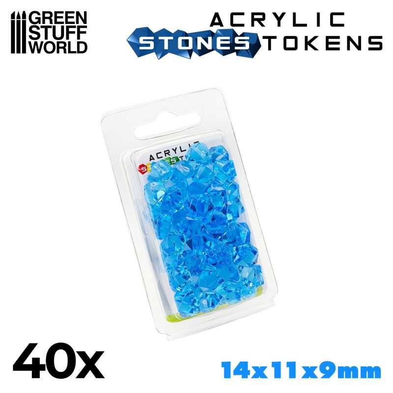 Tokens - Light Blue Stones 2