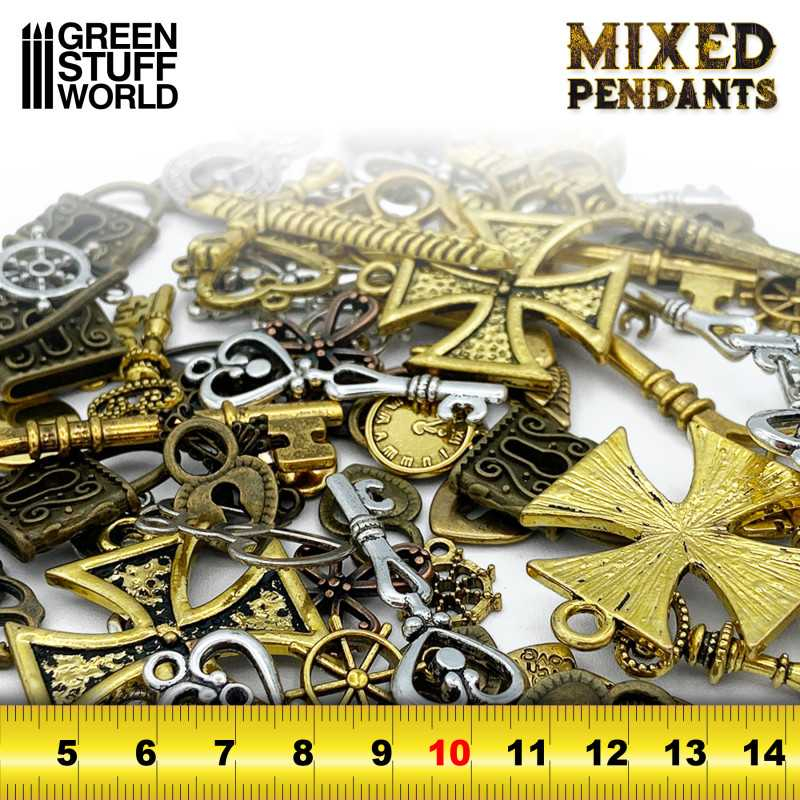SteamPunk Mixed Pendants Set 2