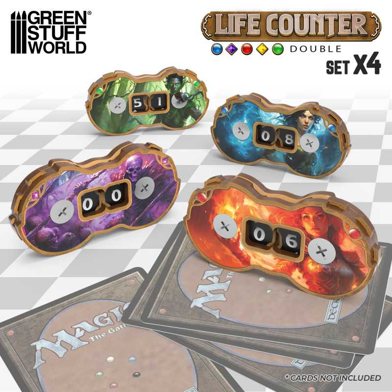 Double Life Counters (Set x4) 2