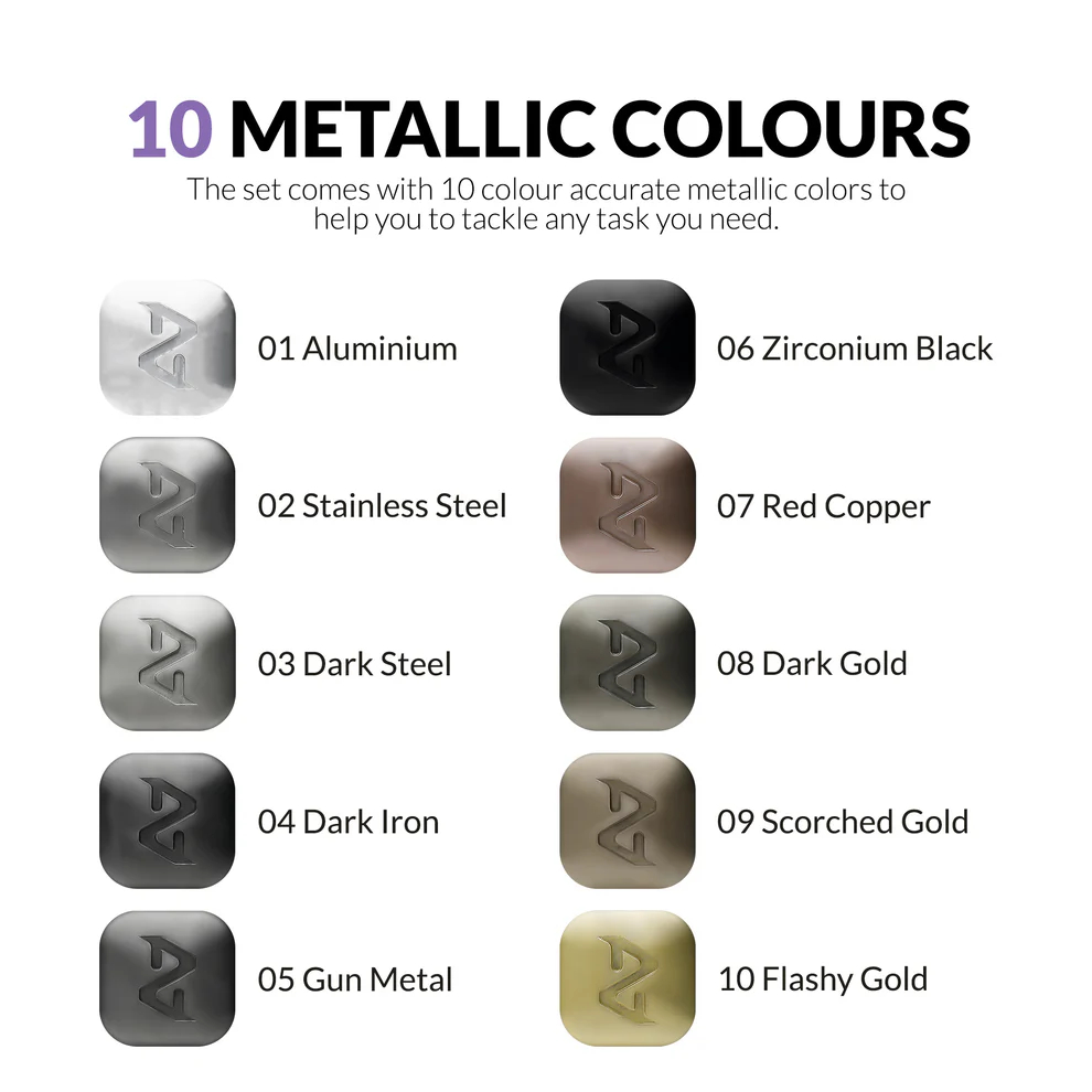 Metallic Series Marker Set 3