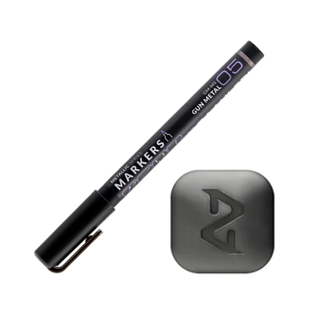 Metallic Series Markers - Gun Metal 1