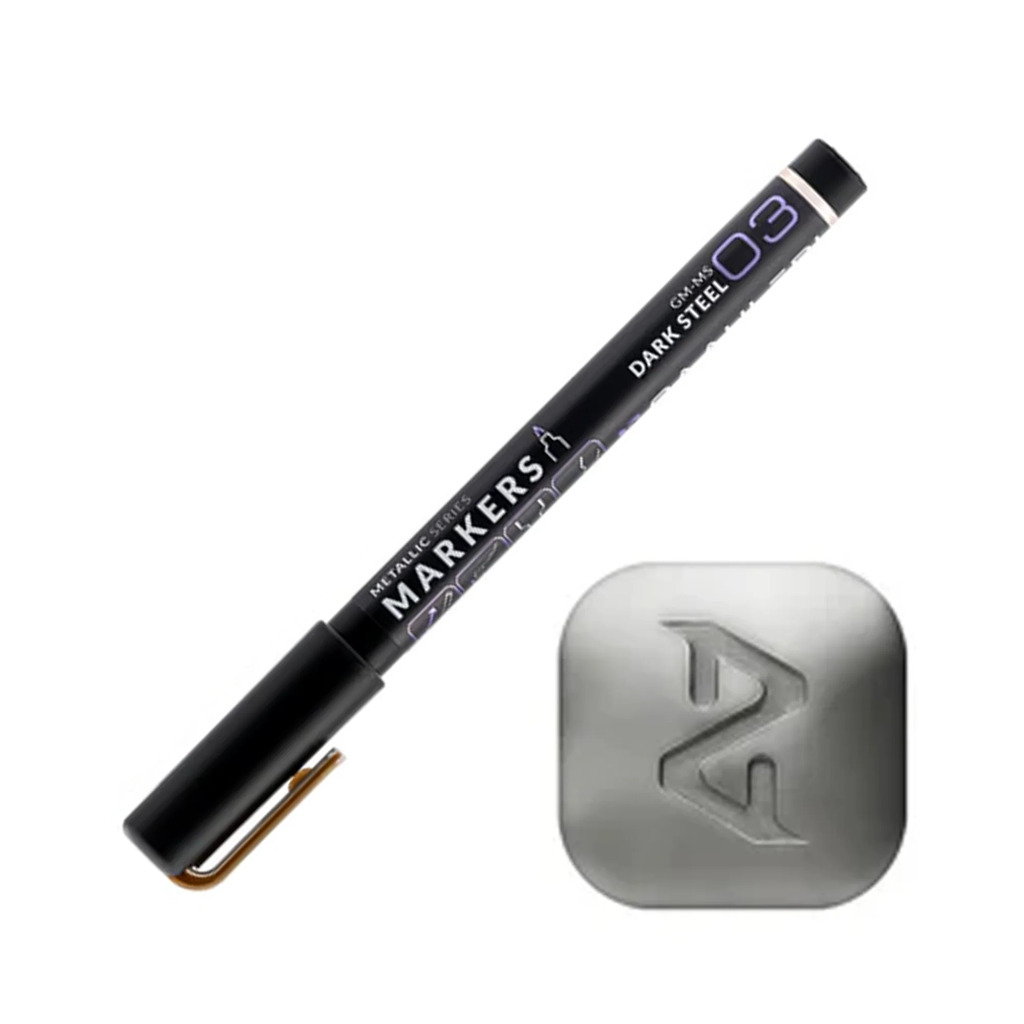 Metallic Series Markers - Dark Steel 1