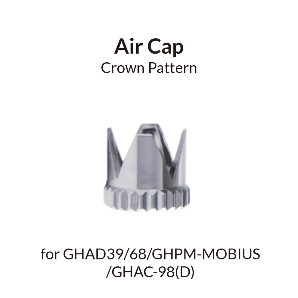 Crown Pattern Airbrush Air Cap 1