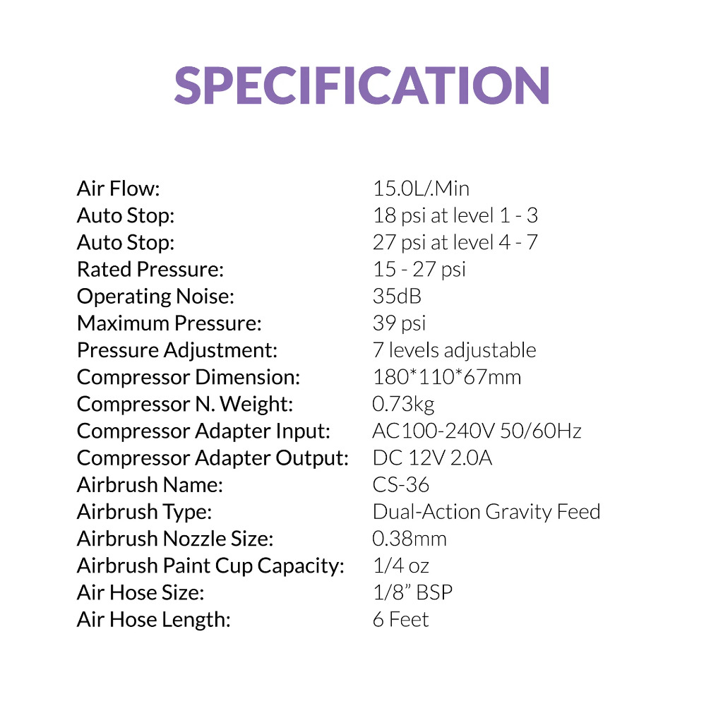 Ambition Series GTS-06 Serenair Mini Air Compressor 2
