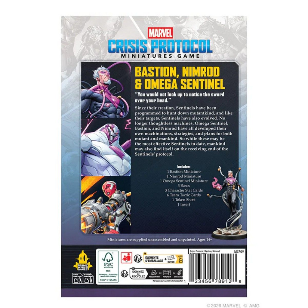 Marvel: Crisis Protocol - Bastion, Nimrod & Omega Sentinel 2