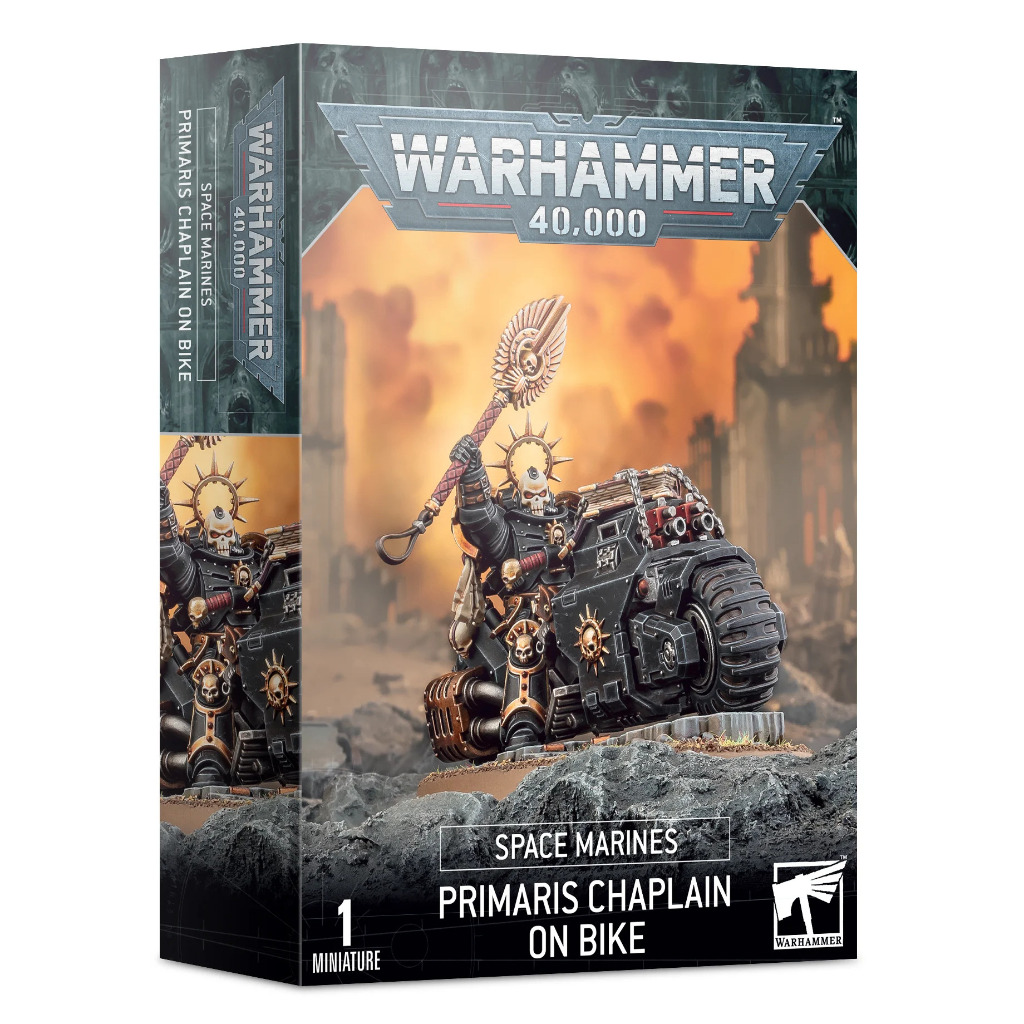 Space Marines: Chaplain on Bike 1