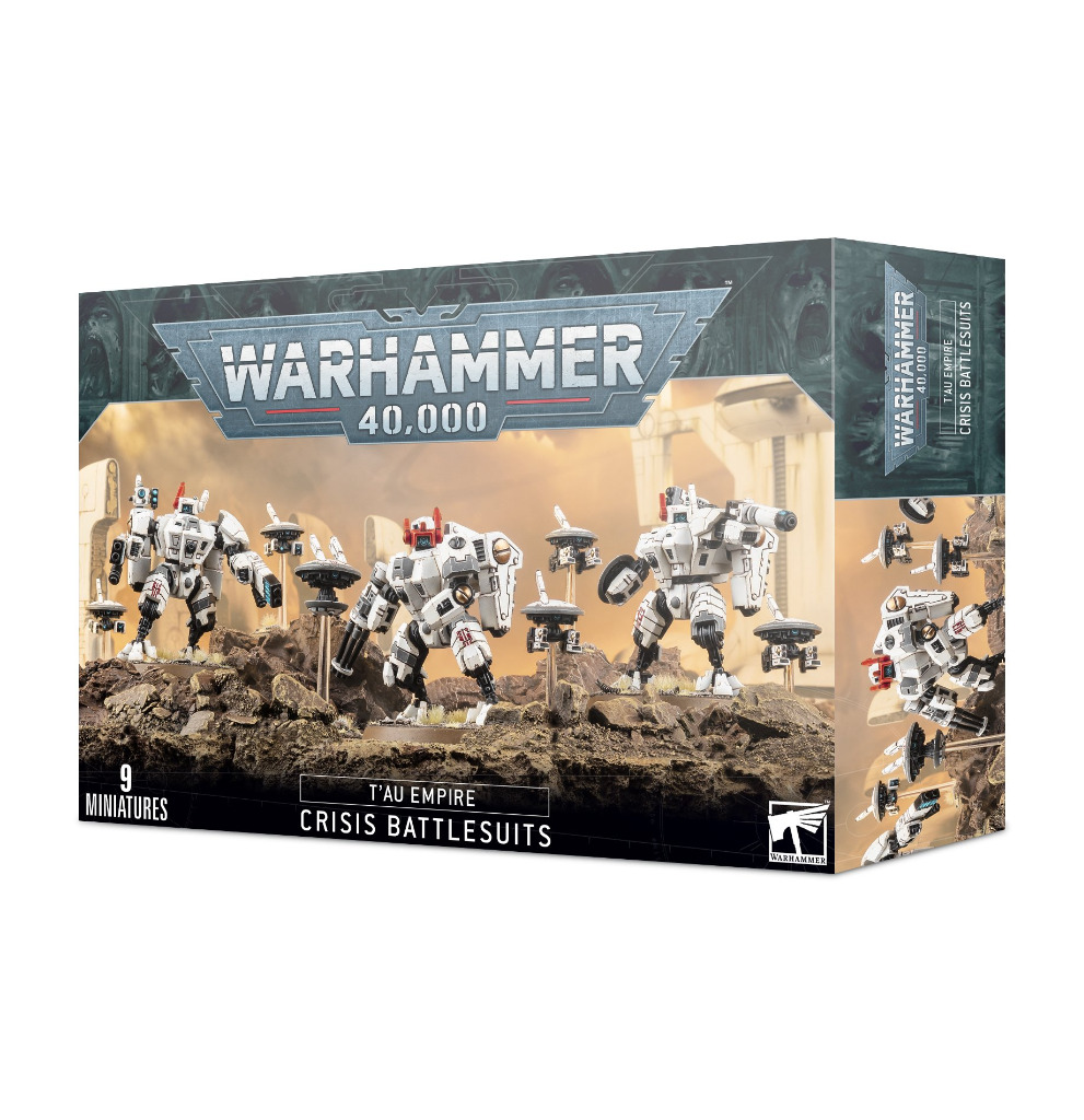 T'au Empire: XV8 Crisis Battlesuit Team 1