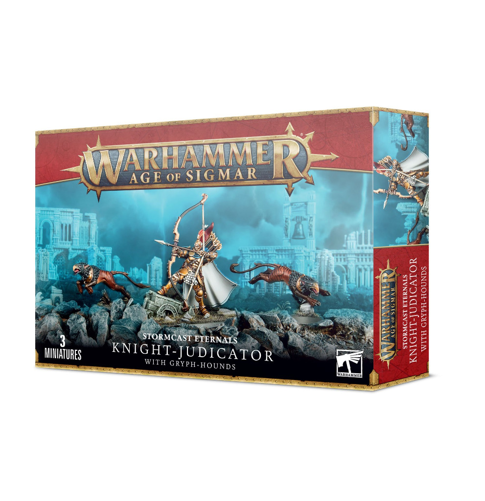 Stormcast Eternals: Knight-Judicator with Gryph-hounds 1