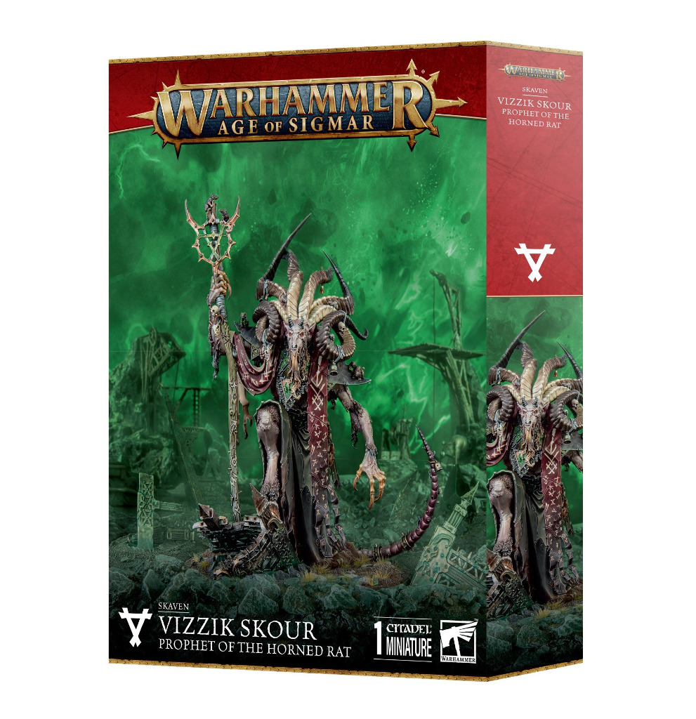 Skaven: Vizzik Skour Prophet Horned Rat 1
