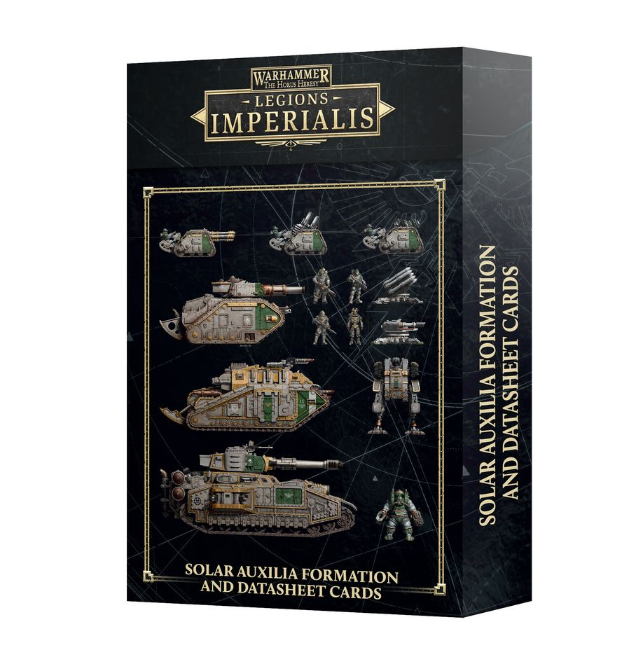 Solar Auxilia Formation and Datasheet Cards 1