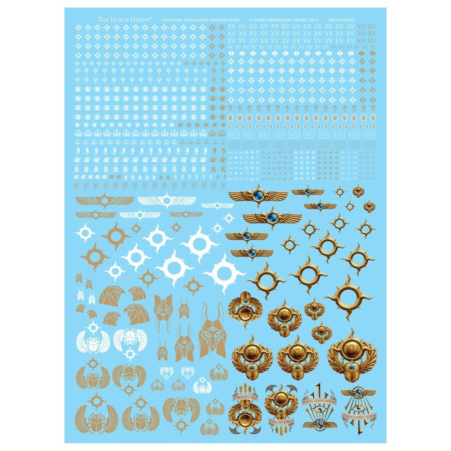 Thousand Sons Legion Transfer Sheet 1