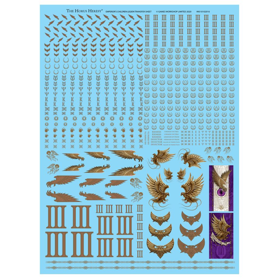 Emperor's Children Legion Transfer Sheet 1
