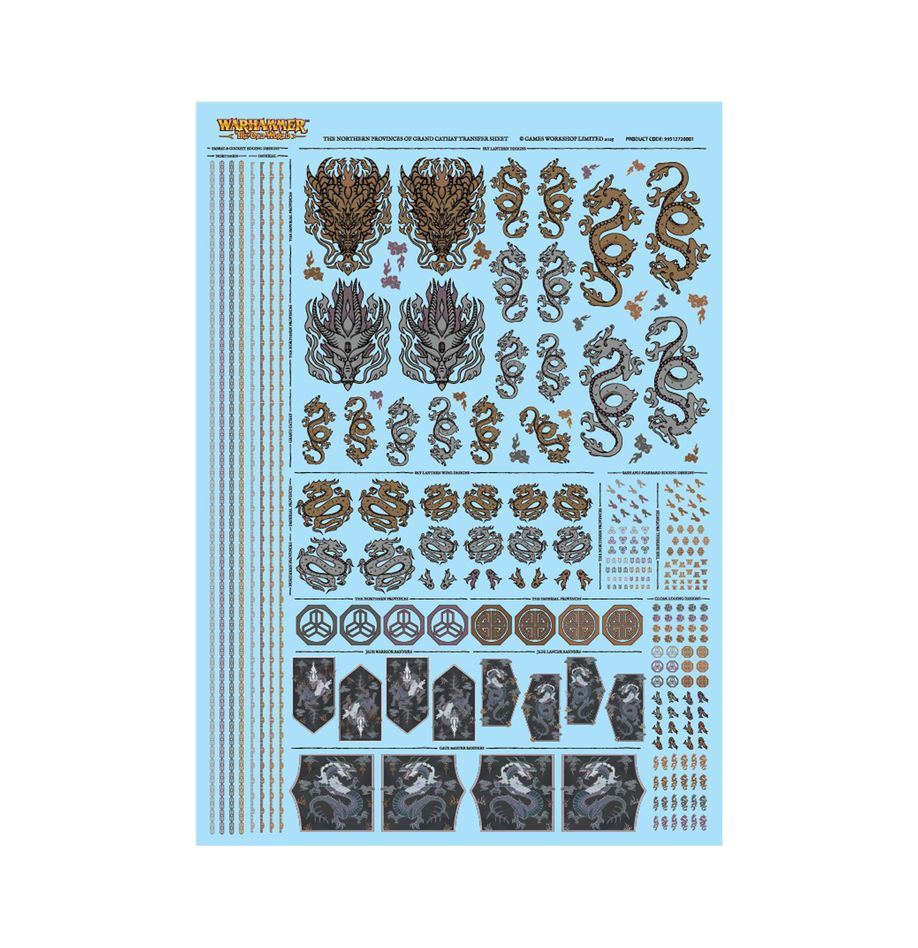 The Northern Provinces of Grand Cathay Transfer Sheet 1