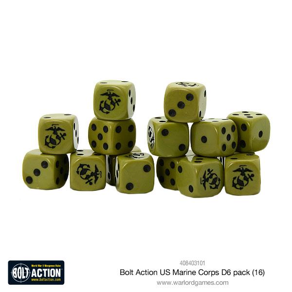 US Marine Corps D6 Dice 1