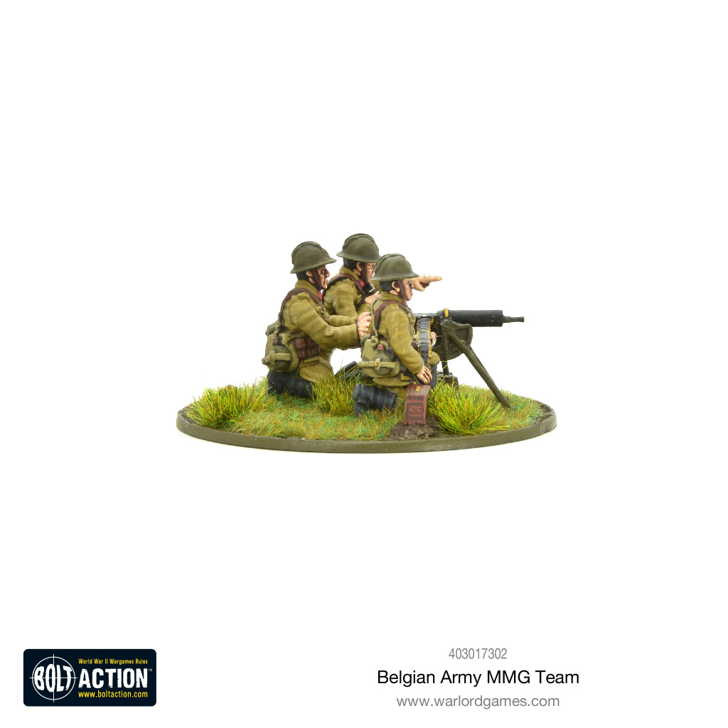 Belgian Army MMG team 3