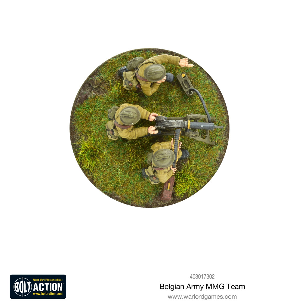 Belgian Army MMG team 6